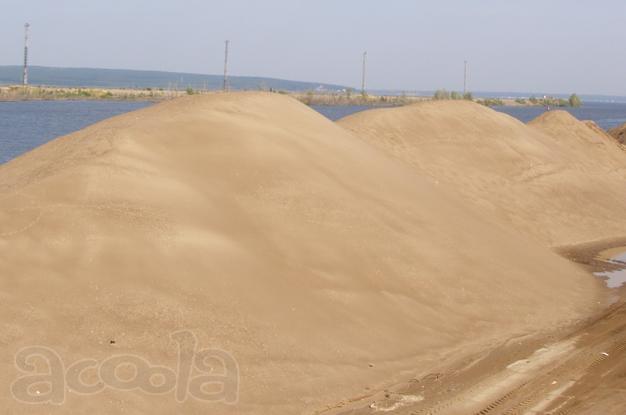 Доставка песка самосвалами