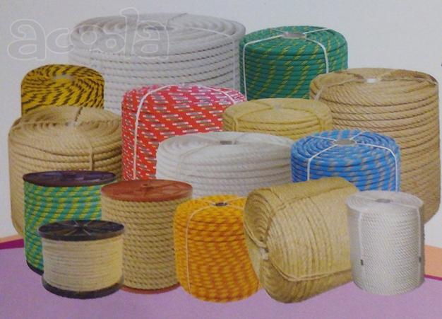 Продаем канаты, шнуры, веревки в ассортименте