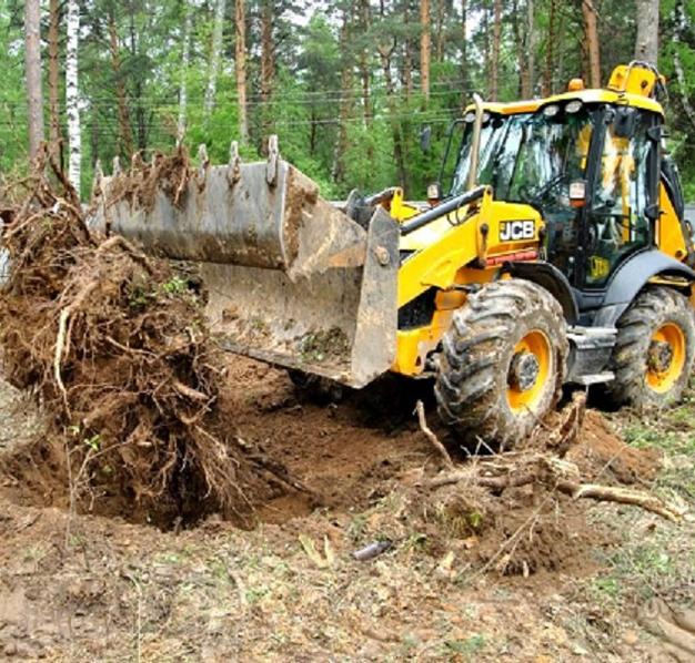 Корчевание, спил, расчистка участков